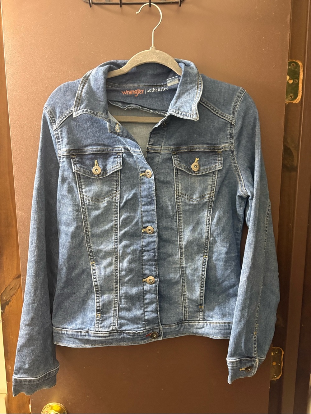 Wrangler Light Blue Denim Jean Jacket - Women's
